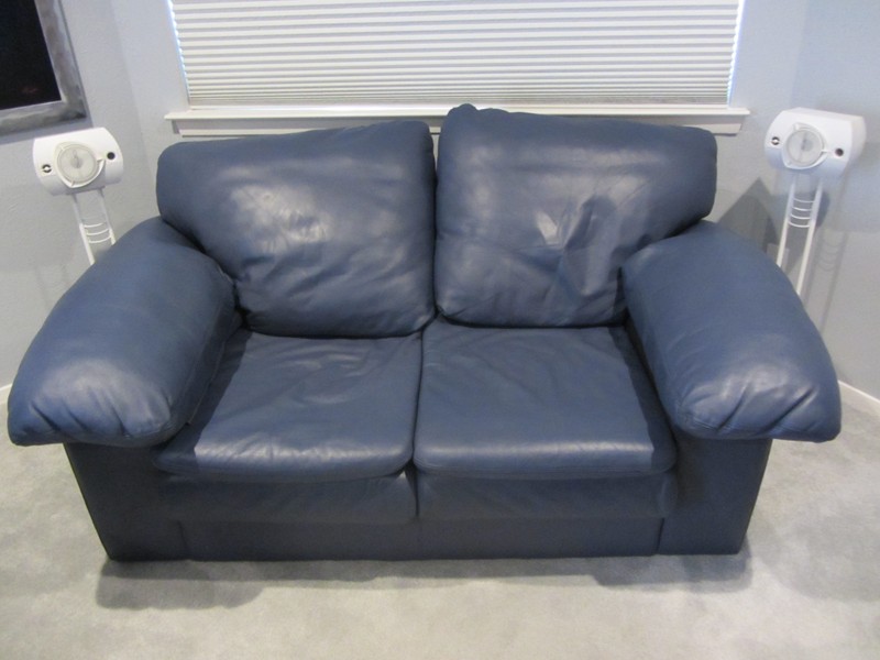 Dallas Leather Furniture Restoration, Blue Leather Sofa Dallas Tx
